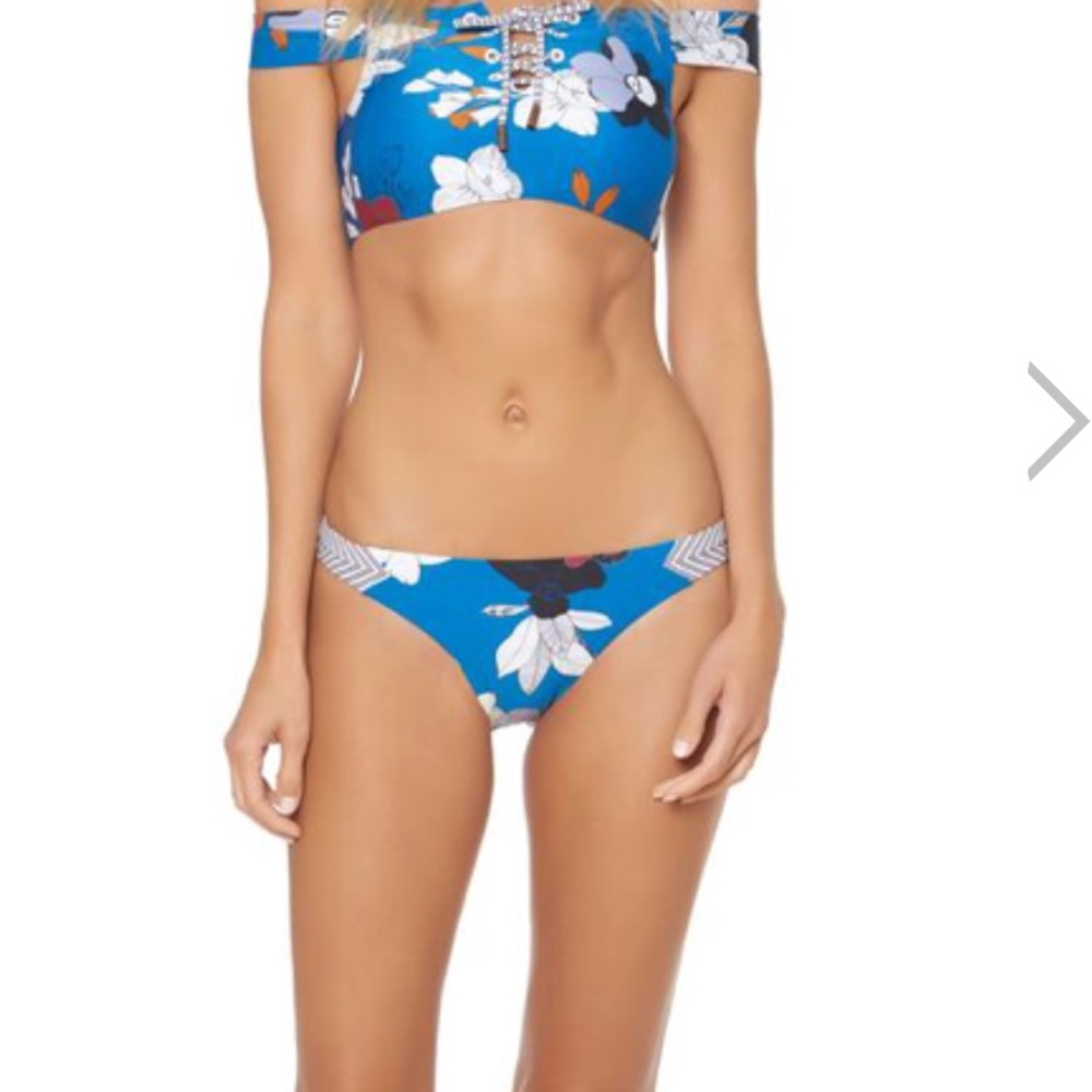 RED CARTER | Blue Floral Bikini Bottoms NWT
